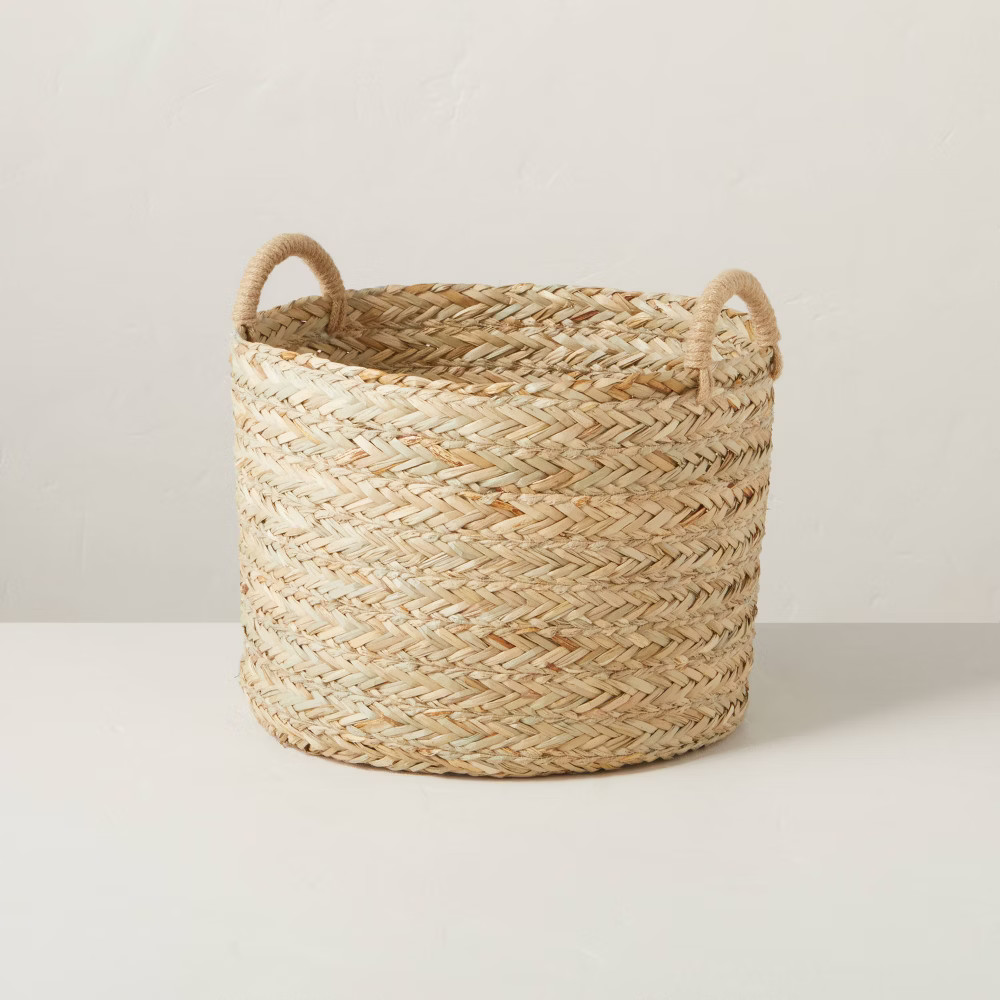 Large Braided Grass Storage Basket - Hearth & Hand with Magnolia | Target