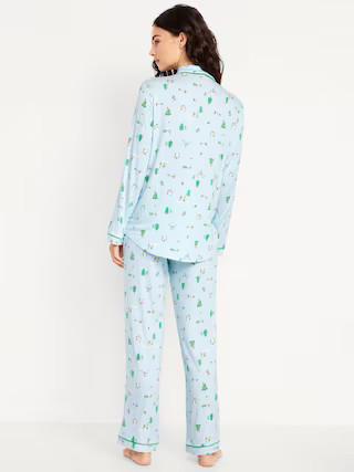 Sunday Sleep Knit Jersey Pant Set | Old Navy (US)