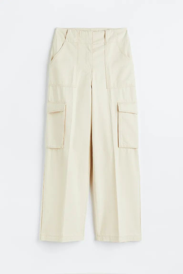 Cargo Pants - Light beige - Ladies | H&M US | H&M (US + CA)
