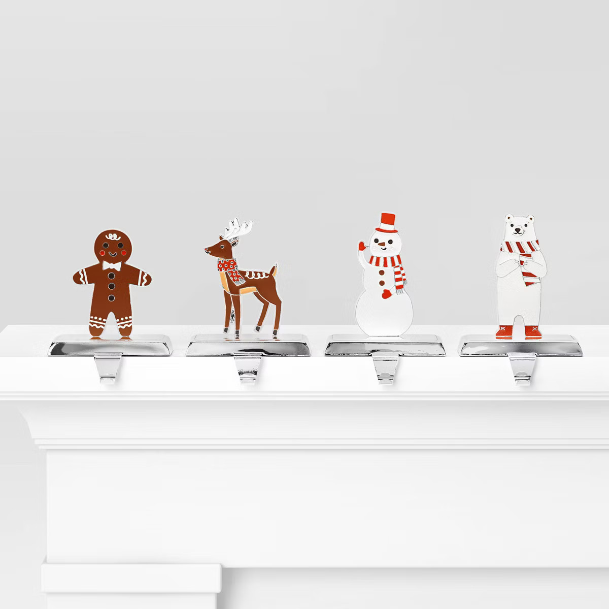 4ct Christmas Metal Character Stocking Holder - Wondershop™ | Target