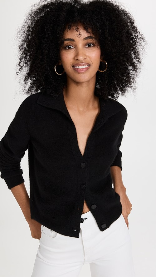 Polo Button Cashmere Cardigan | Shopbop