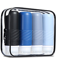 Gemice Travel Bottles for Toiletries Tsa Approved Travel Size Containers BPA Free Leak Proof Trav... | Amazon (US)