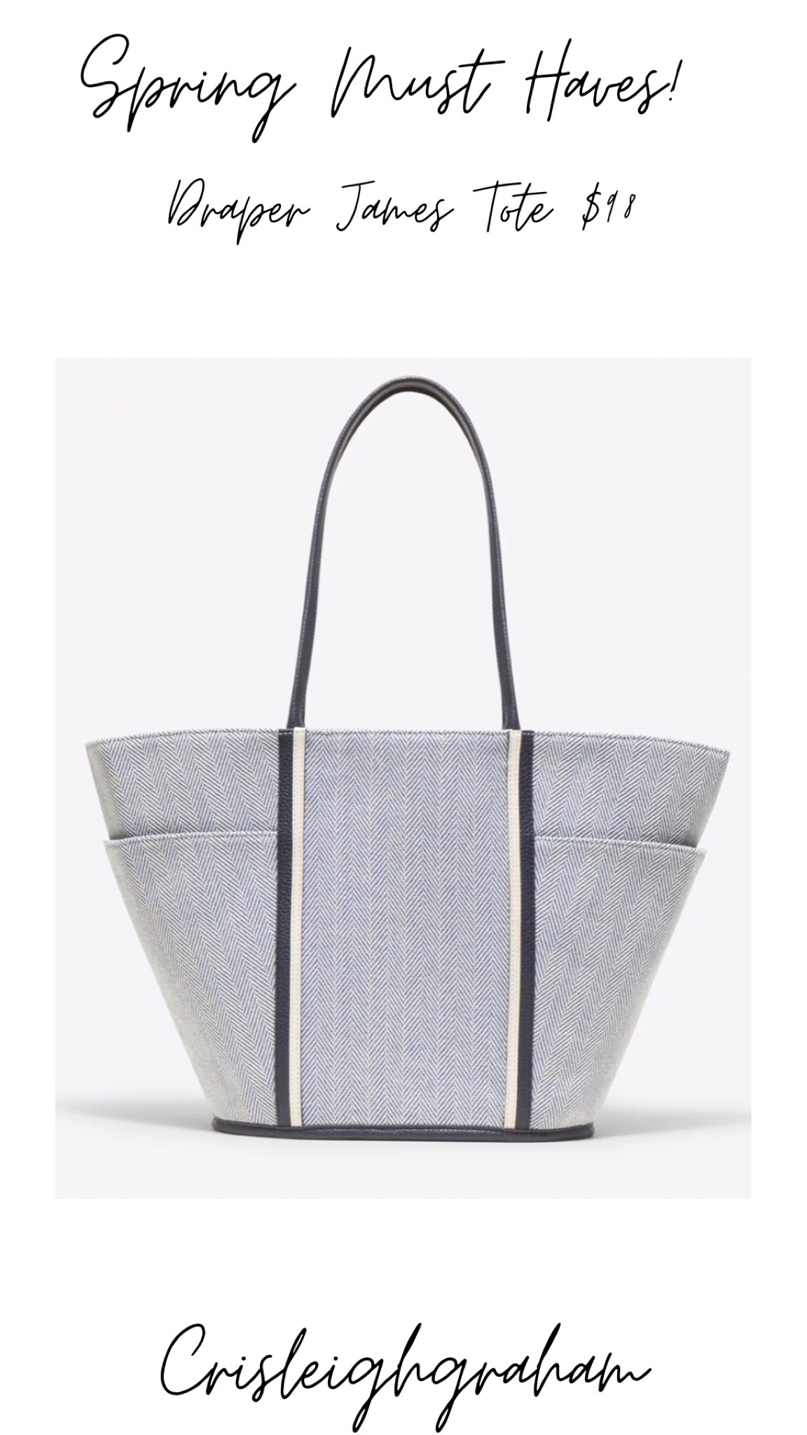 The perfect spring tote, for under $100. ♥️

#LTKitbag #LTKSeasonal #LTKunder100