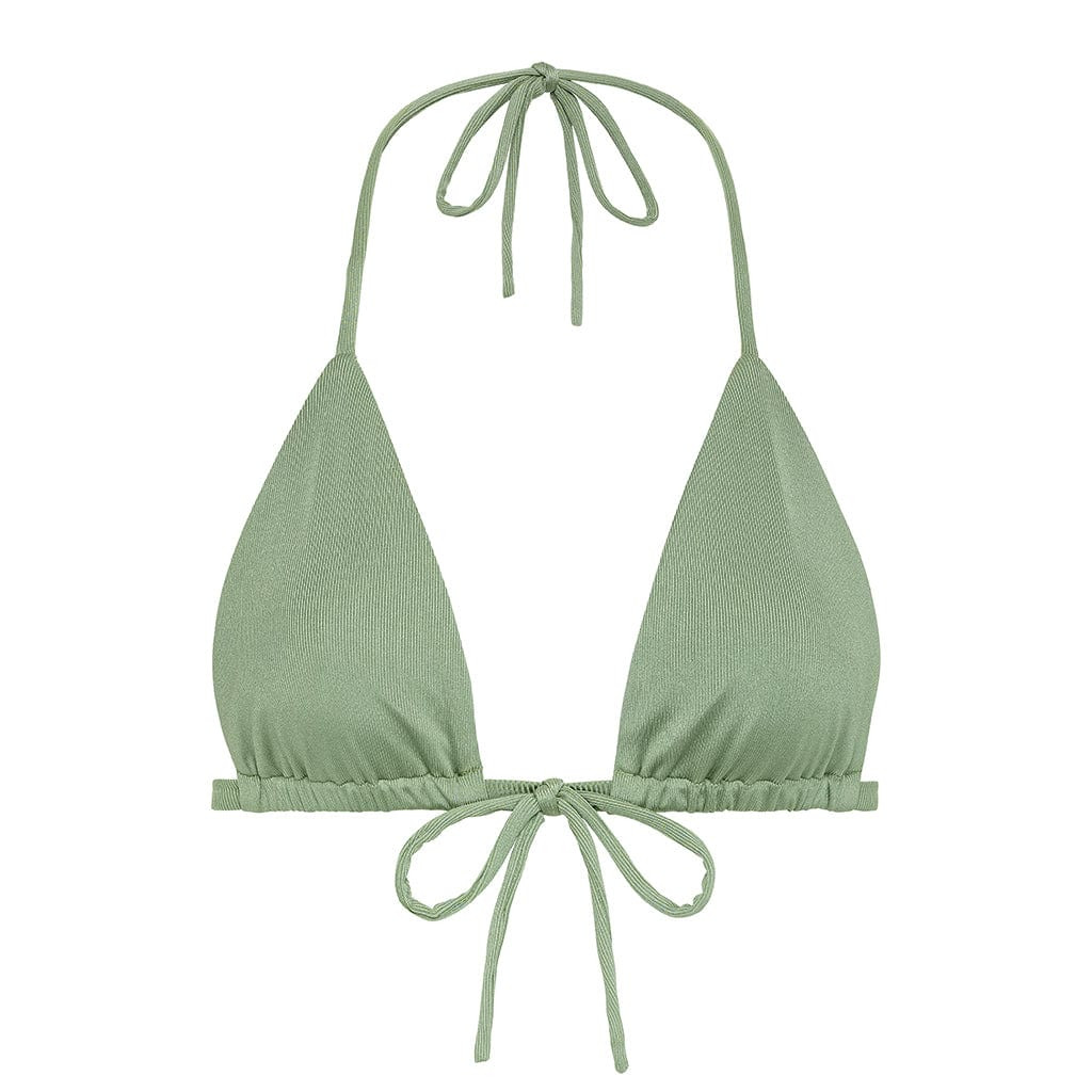 Sage Green Rib Emma Bikini Top | Montce