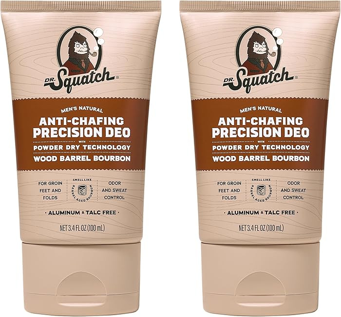 Dr. Squatch Whole Body Deodorant for Men - Odor + Sweat Control - Aluminum + Talc Free - Natural ... | Amazon (US)