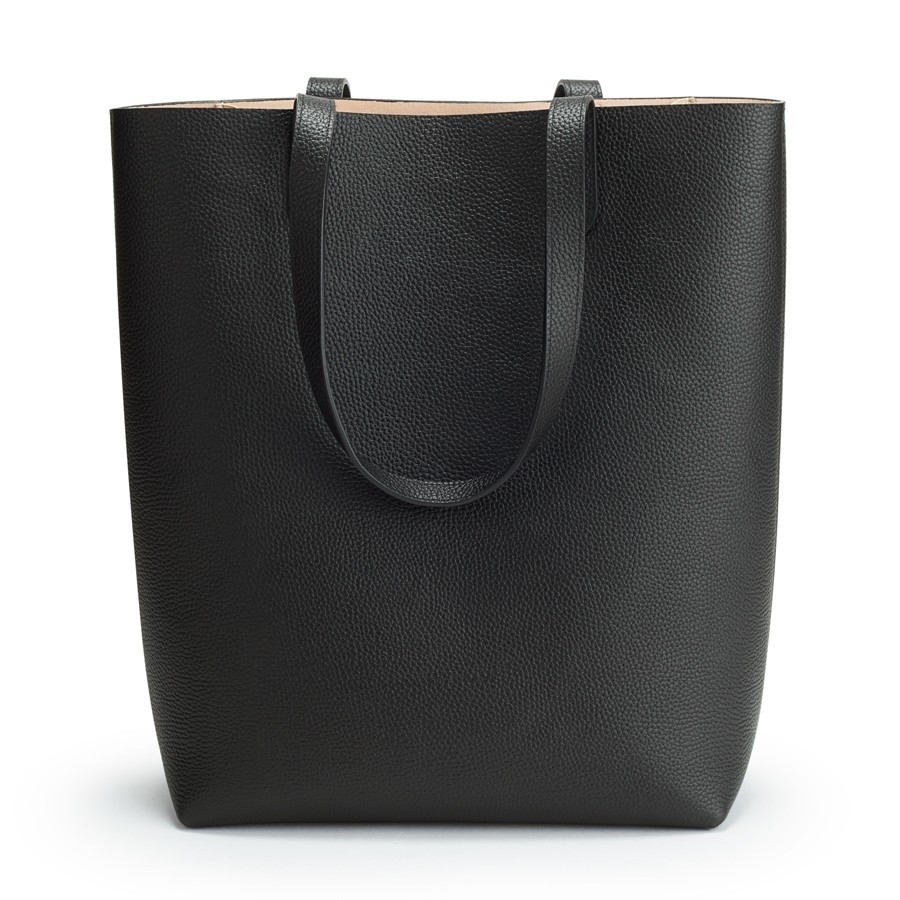 Tall Structured Leather Tote | Cuyana