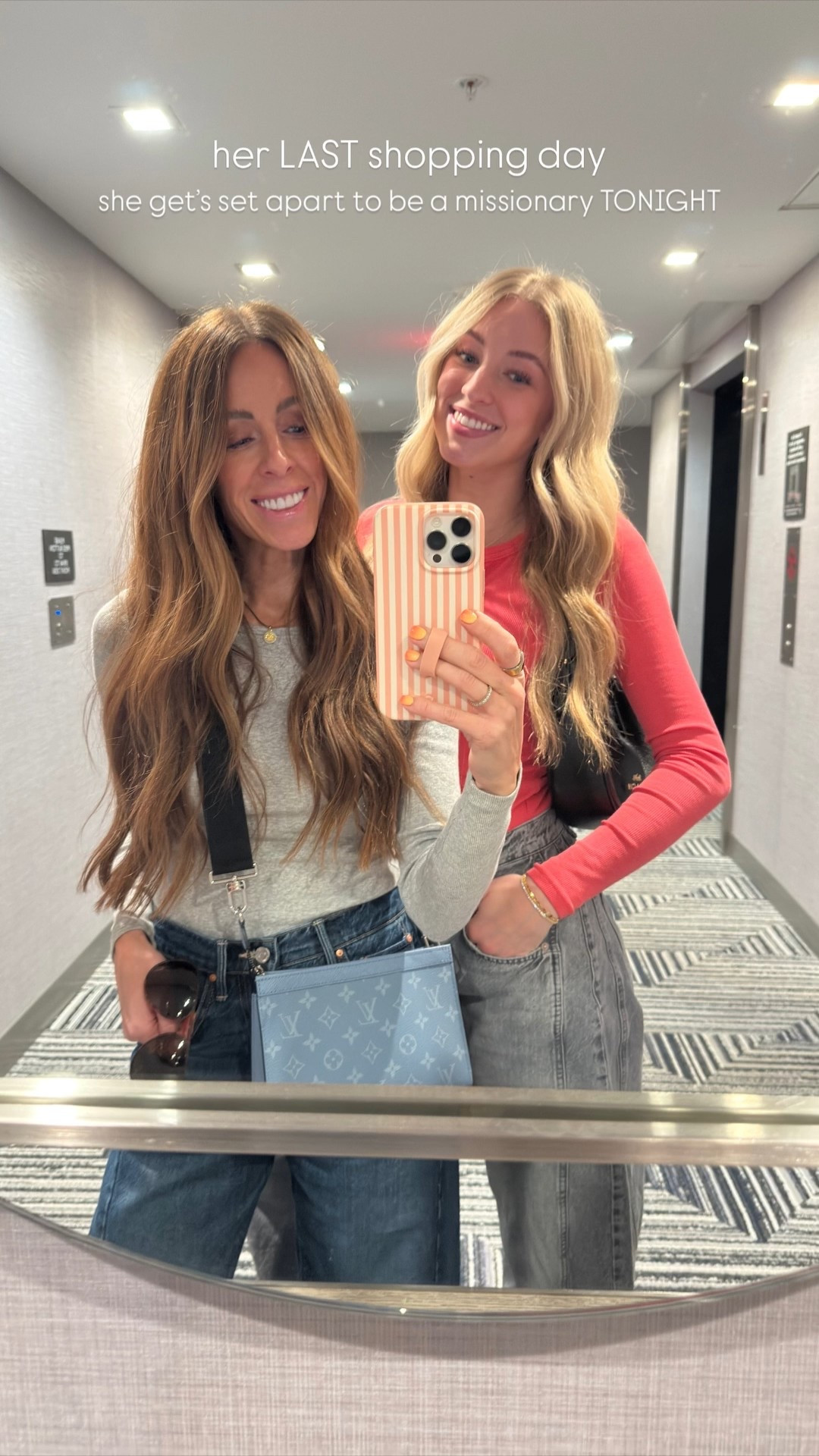 her LAST shopping day she get’s set apart to be a missionary TONIGHT