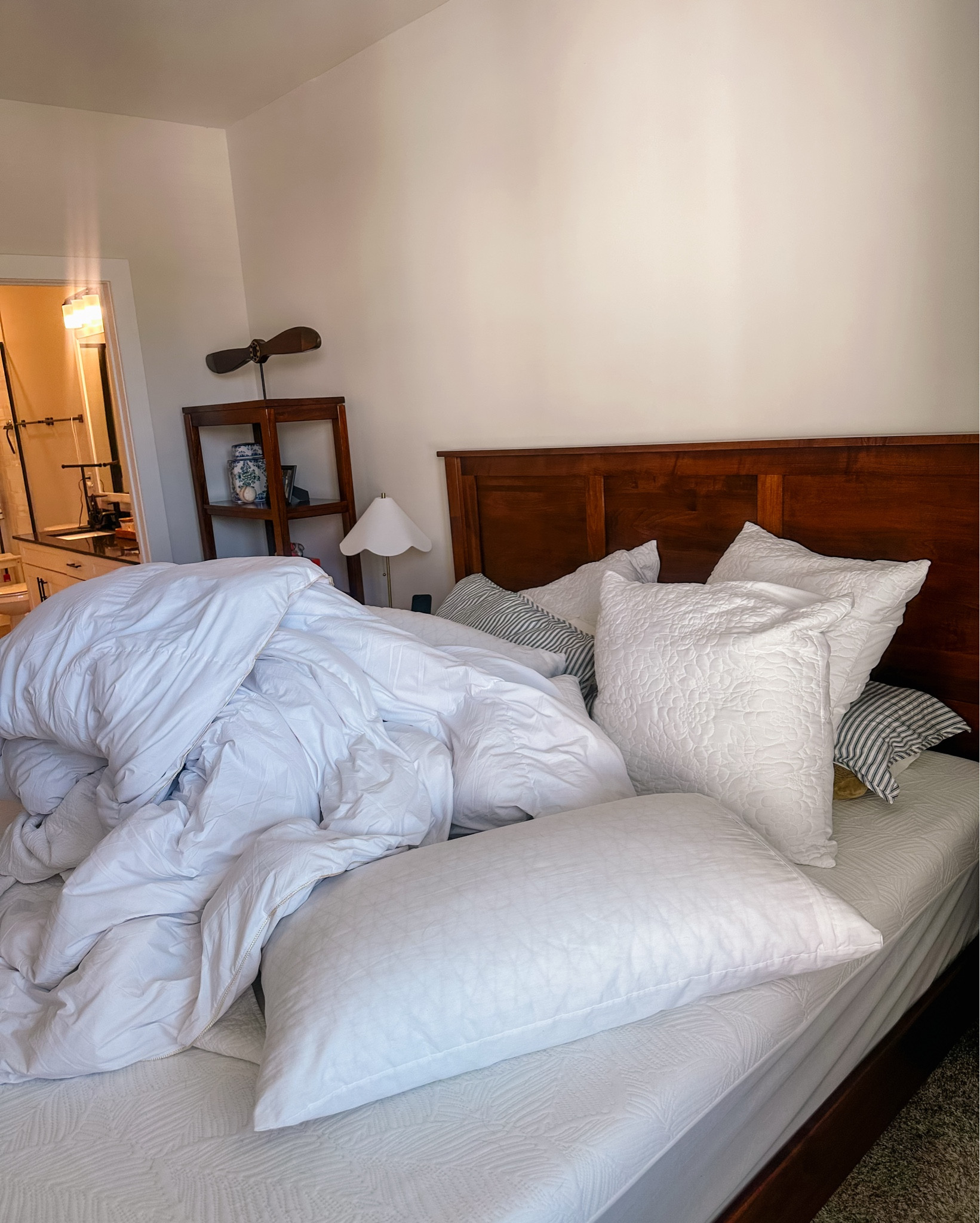 Swipe to make the bed!! Fresh sheets are one of my FAVORITE things!! We’ve invested a lot into our bedding/bedroom, we wanted it to be a sanctuary. Linking everything below so you can create your own cozy corner!! 

#LTKHome