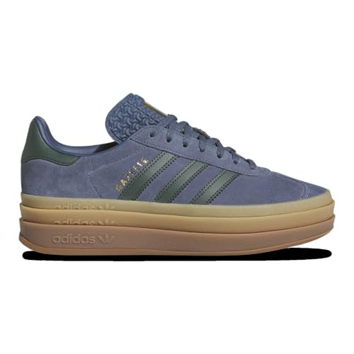 adidas Originals Gazelle Bold - Women's (JQ2360, Blue/Green) Size 8 | Amazon (US)
