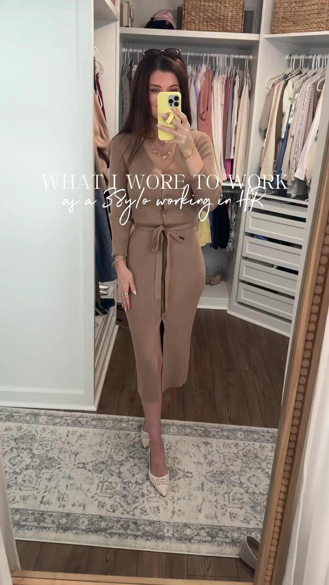 Office ootd ✨ Always love a neutral dress for the office!

#LTKootd #LTKWorkwear #LTKdayinmylife