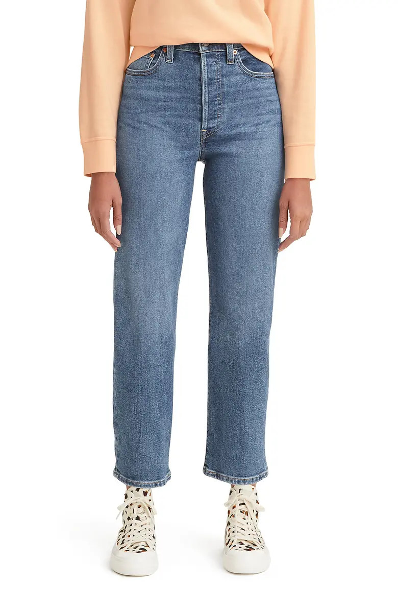 Ribcage Straight Ankle Jeans | Nordstrom Rack