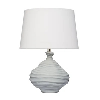 Dune Ceramic Table Lamp with Linen Shade | Wayfair North America