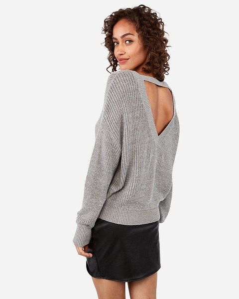 cut-out sweater | Express