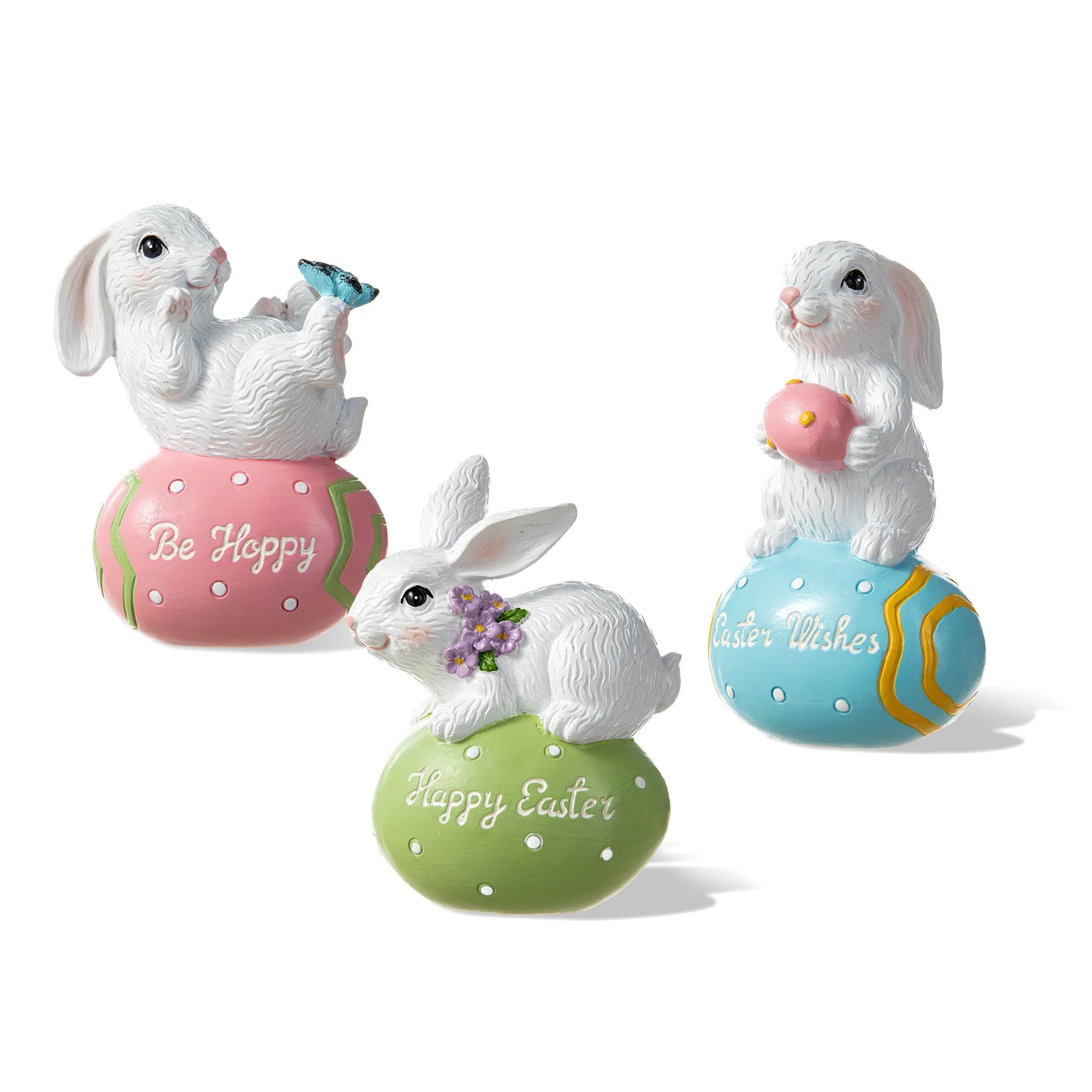 The Holiday Aisle® 3 - Piece 4.5"H Easter Resin Bunny Table Decor | Wayfair | Wayfair North America