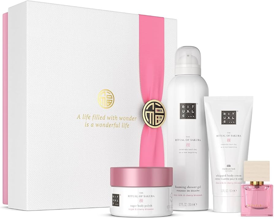 RITUALS Geschenkset The Ritual of Sakura Medium – vier Hautpflegeprodukte mit Kirschblüte und ... | Amazon (DE)