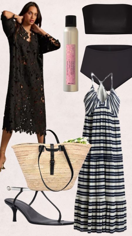 Summer Looks // Woven Tote Bag // Striped Dress // Beauty Faves

#LTKSwim #LTKSeasonal