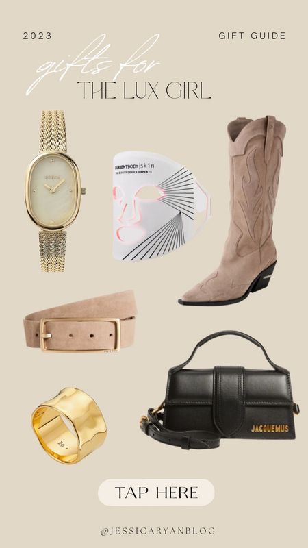 Christmas gift guide: for the luxe girl 

Christmas gifts// gifts for her// luxury gifts// women’s watch// western boots// Christmas gift guide 



#LTKHoliday #LTKSeasonal #LTKGiftGuide