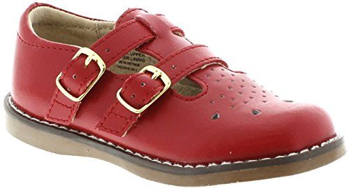 FootMates Baby Girl's Danielle 3 (Infant/Toddler/Little Kid) Apple Red Oxford 9 Toddler M/W | Amazon (US)