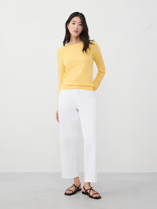 Forever Crew-Neck Sweater | Banana Republic Factory