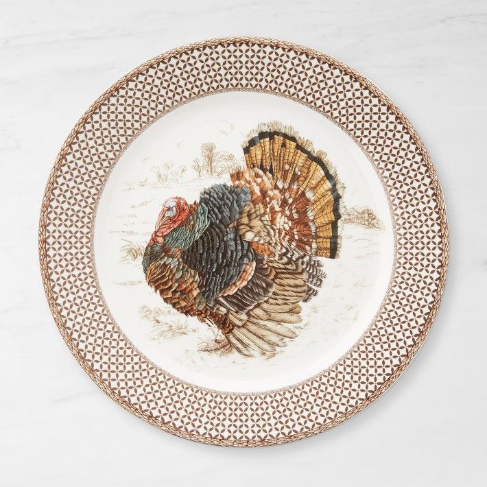 Plymouth Gate Turkey Dinner Plate, Set of 4 | Williams-Sonoma