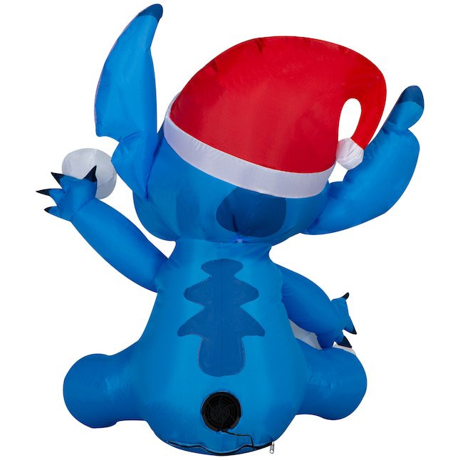 Stitch with Snowballs Christmas Inflatable 3-ft LED | Walmart (US)