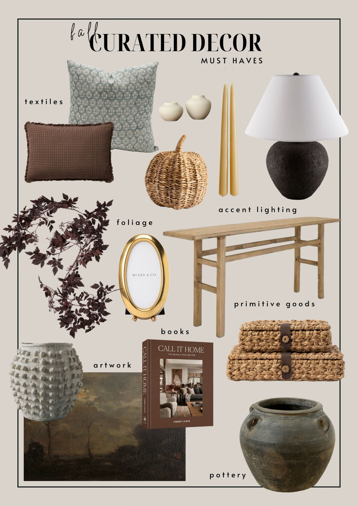 Fall Curated Home Decor Must-Haves 

#LTKFallSale #LTKHome #LTKSeasonal