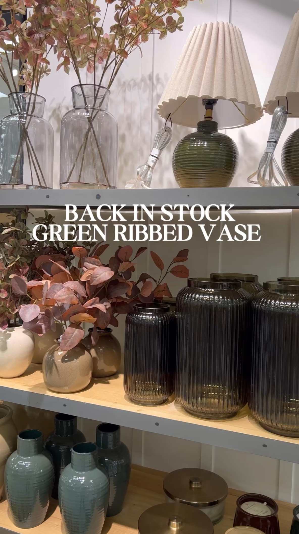 Back in stock green ribbed vase by hearth and hand , Target finds 

#LTKSeasonal #LTKVideo #LTKHome