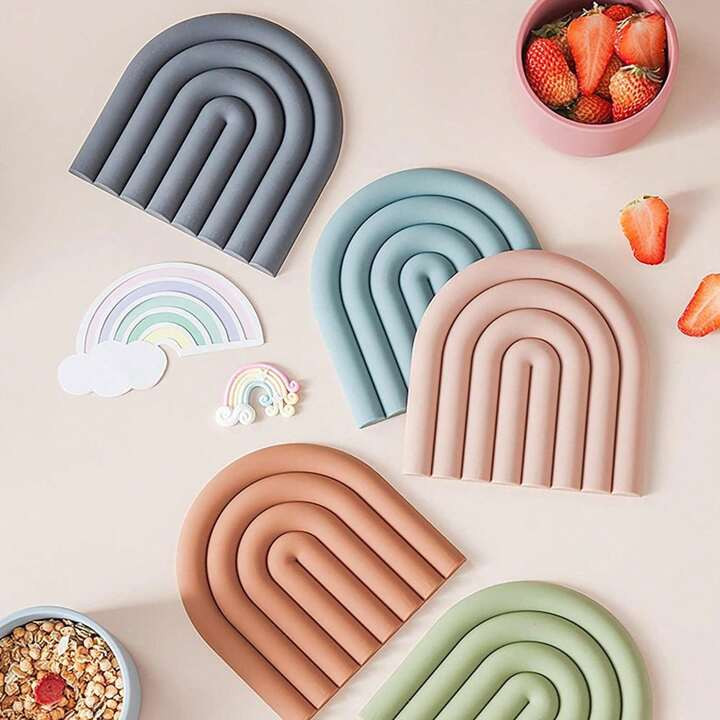 Stylish And Practical Silicone Trivets For Hot Pots And Pans - Durable And Heat Resistant Pot Hol... | SHEIN