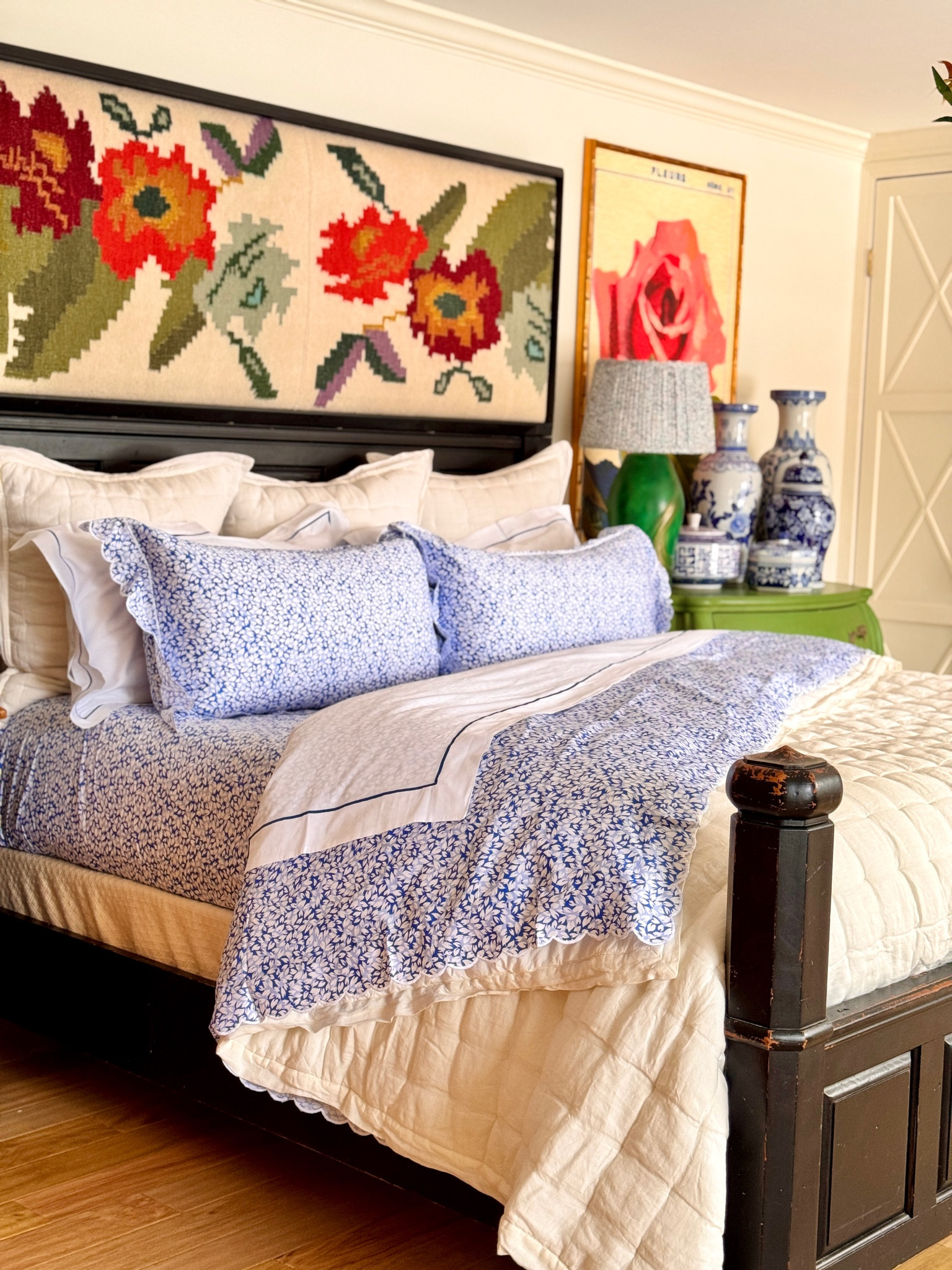 I dedicated most of my morning to dressing my bed in fresh sheets, duvet, and pillowcases. There's truly nothing quite like the feeling of new bedding. These stunning items were generously provided by @schweitzerlinen, the quality is exceptional and I am in love with the blue and white print. Use coupon code DYGEN 20 to take 20% off everything at Schweitzer Linen (except for sale or clearance items)

#LTKHome #LTKMostLoved #LTKSpring