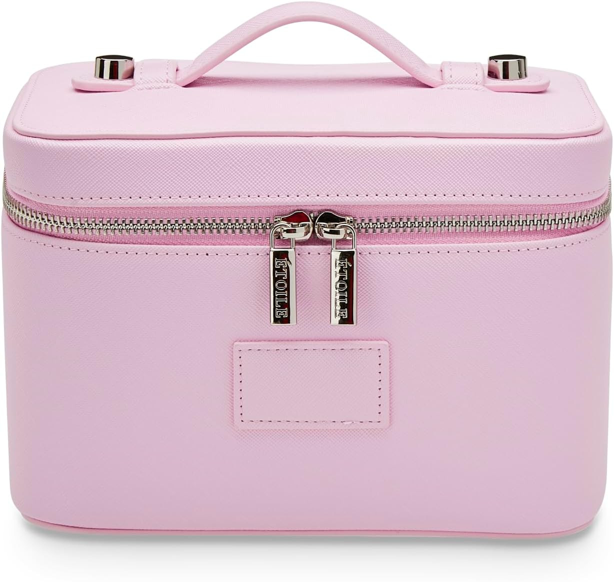 ETOILE - Mini Vanity Case Lavender Pink - Stylish Travel Makeup Bag Organizer With Removable Dividers | Amazon (US)