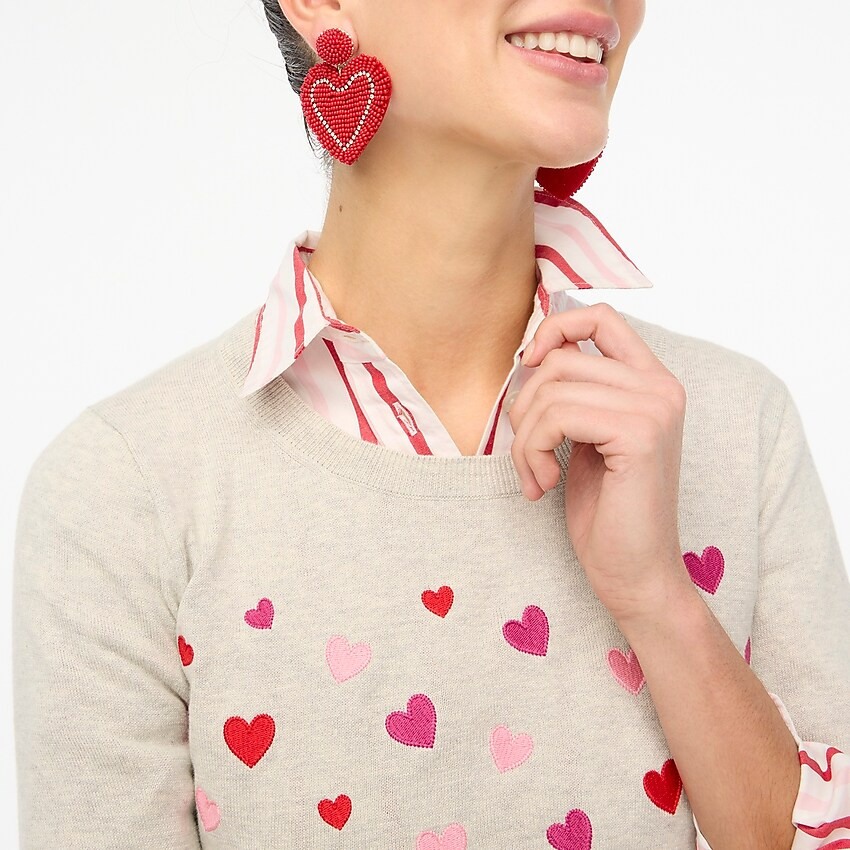 Heart Teddie sweater | J.Crew Factory