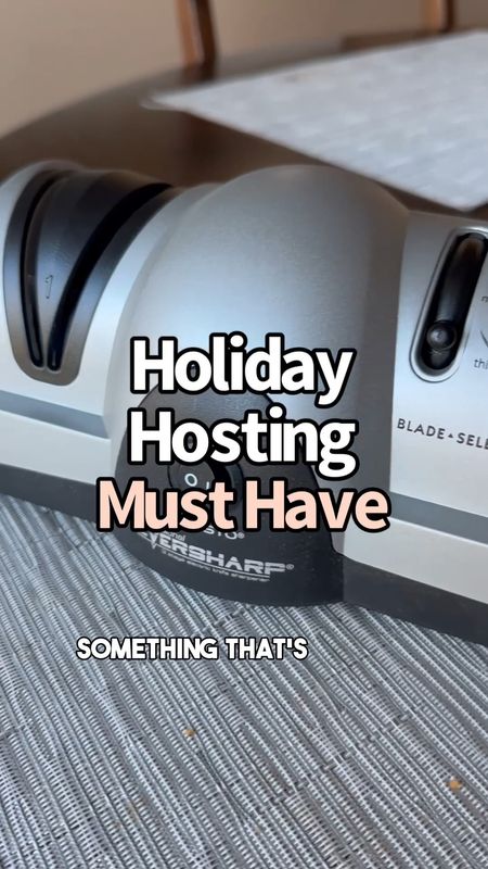 A holiday hosting must have! If you’re hosting a holiday dinner don’t be caught with a dull carving knife! This 3 step electric knife sharpener from Amazon is a game changer!

#LTKhome #LTKHoliday #LTKsalealert