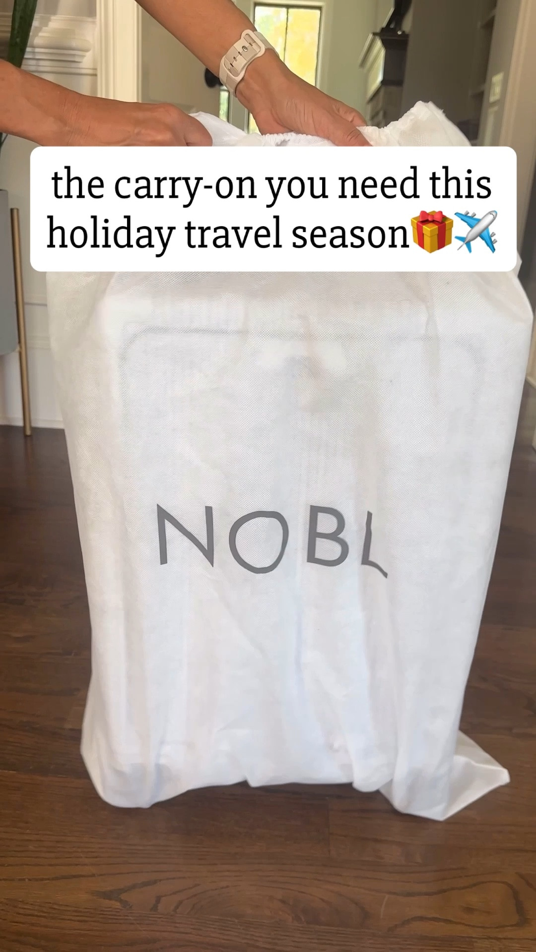 Holiday travel just got a MAJOR glow-up 🧳✨

Between snacks, chargers, kid stuff & that 1 “just in case” outfit, this mom needs a suitcase that can do it all.  And this one does!🙌🏻

The viral Nobl Travel Carry-On isn’t just TSA-approved…it’s mom-approved 🥰
☕️Cup holder? Check.
📱Phone slot + charger? Check.
💻Laptop sleeve? Check.
🧴Pop-out essentials compartment? Double check.
💦Waterproof bag & endless pockets? Of course
And yes, handles to hang those airport impulse buys👏
Whether you’re jetting off to see family, sneaking away for a couples’ trip, or gifting a travel lover this season…this is a holiday must-have. 🎄✈️


💝Travel made chic. Travel made easy. Travel made mom-proof.

✨Shop it now in my LTK, your next trip will thank you.

#momtravelstyle
#holidaytravelmusthaves #travelmama #over40andflying #momapprovedfinds #carryonqueen #travelinstyle #airportoutfitideas #momstraveltoo
#Itktravel #Itkfinds #Itkholiday #traveltok #smartmomfinds #momlifebutmakeitchic #holidaygiftguide2025
#travelhacksformoms #travelmomlife #packingmadeeasy #carryonupgrade #travelessentials2025 #over40style #momstylefinds #chicandcarryon #holidayready 

#LTKmomlife #LTKHoliday #LTKTravel