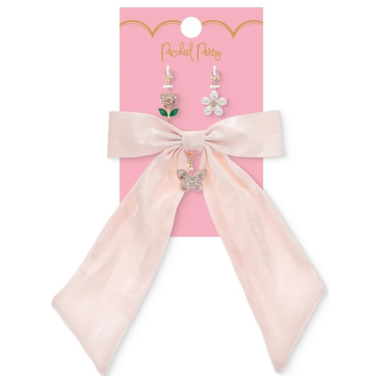 Packed Party Springtime Bow and Charm Set, 4 Piece | Walmart (US)