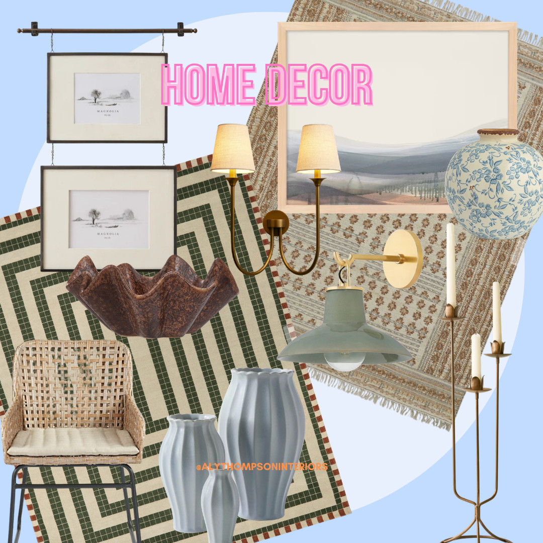 Home Decor | Picture Frames | Wall Sconce | Candlestick | Area Rugs | Blue | Gallery Wall | Bar Stools | Vase | Picture Frames | Wall Art 

 #LTKHome #LTKSaleAlert