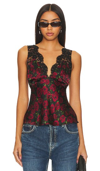 Reza Cami in Roses | Revolve Clothing (Global)