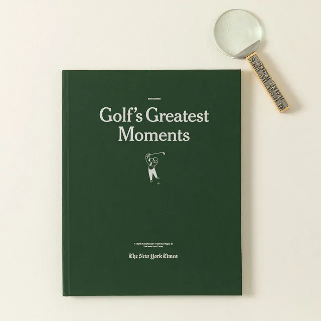 New York Times Personalized Golf History Book | UncommonGoods