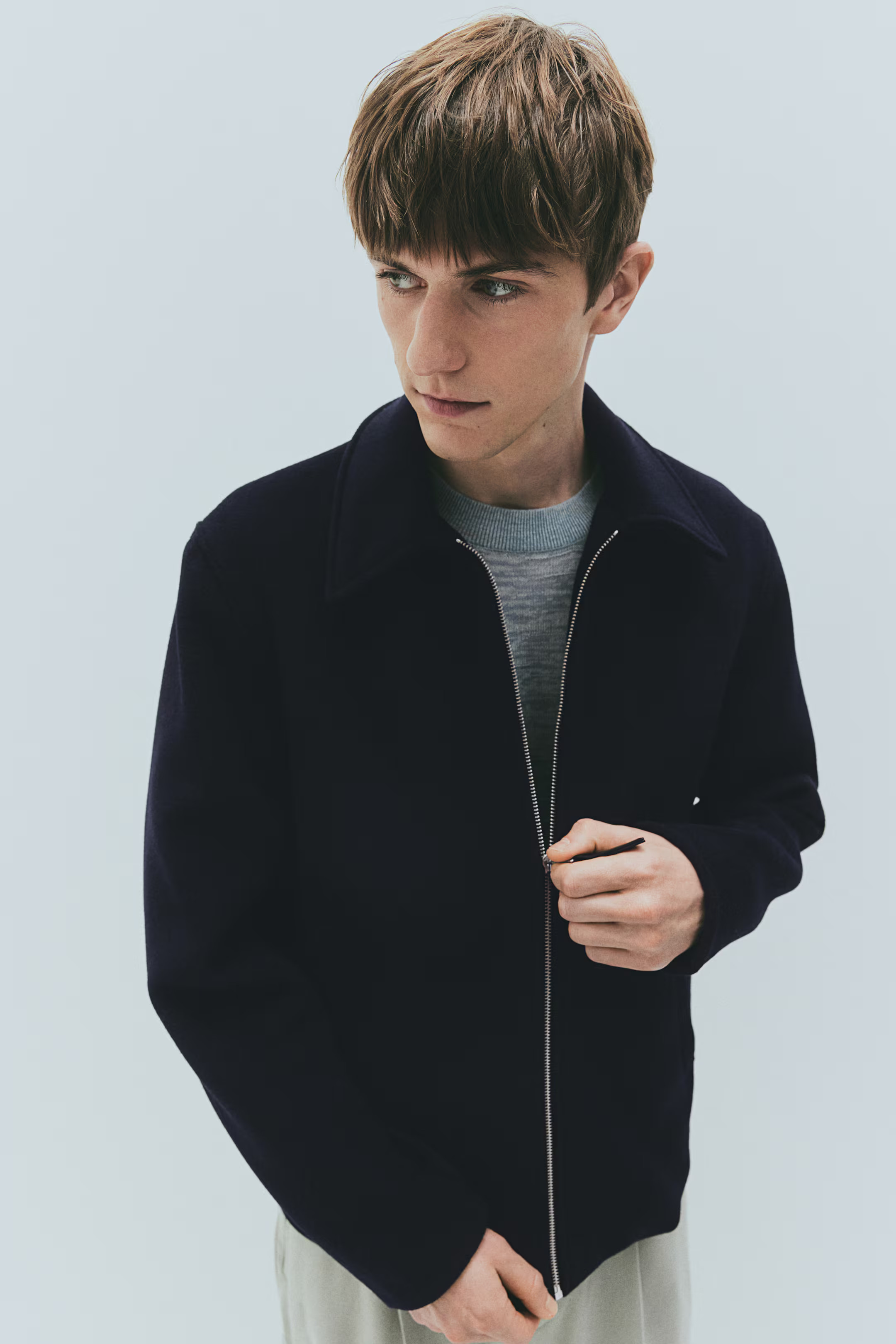 Regular Fit Wool-blend shacket | H&M (UK, MY, IN, SG, PH, TW, HK)