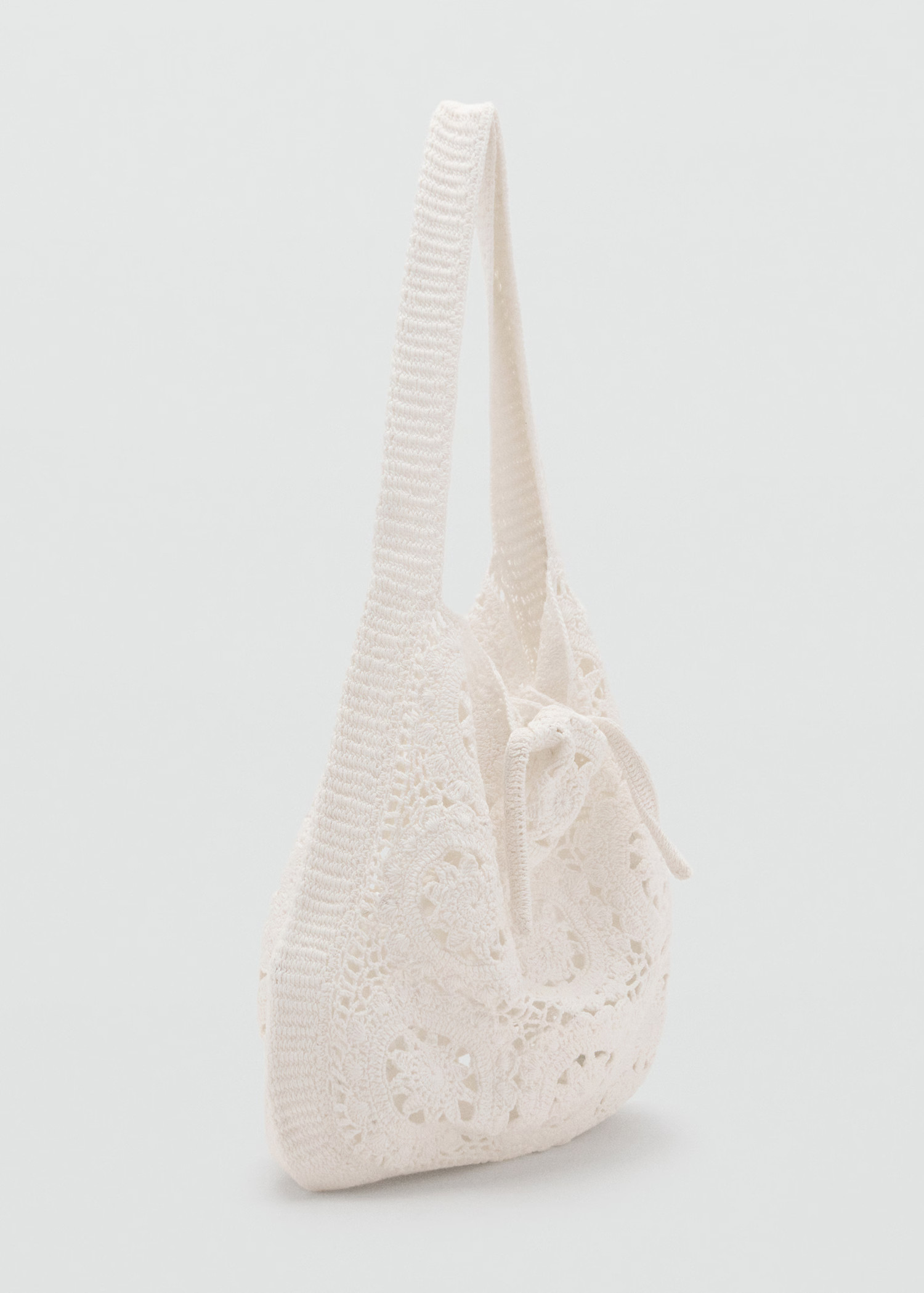 Crochet shopper bag - Women | MANGO USA | Mango (US/MX/AU)