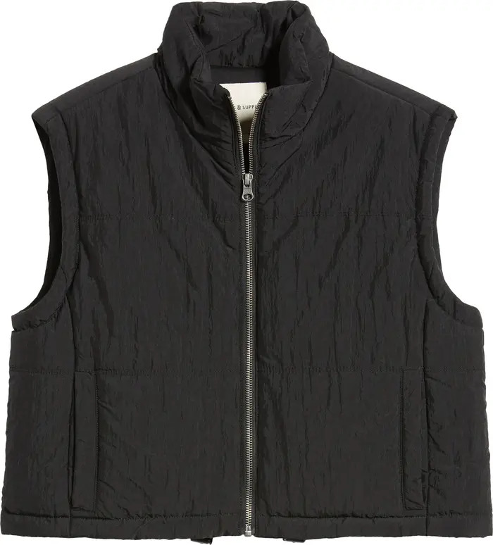Thread & Supply Cropped Puffer Vest | Nordstrom | Nordstrom