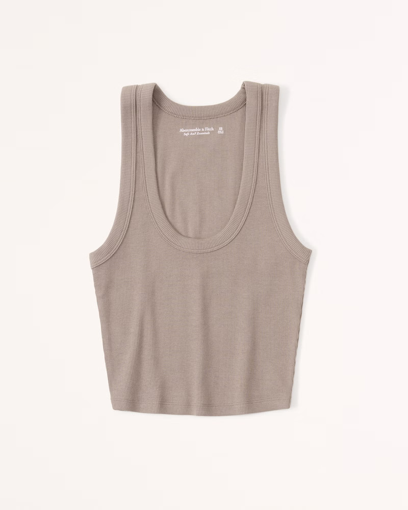 Essential Scoopneck Tank | Abercrombie & Fitch (US)