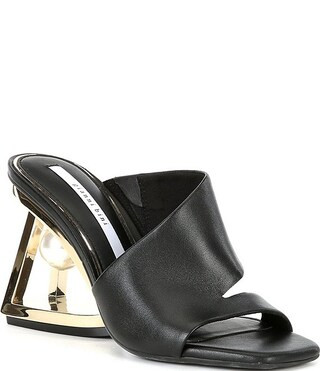 Gianni Bini Paityn Metallic Leather Pearl Cut Out Curved Architectural Wedge Sandals | Dillard's | Dillard's