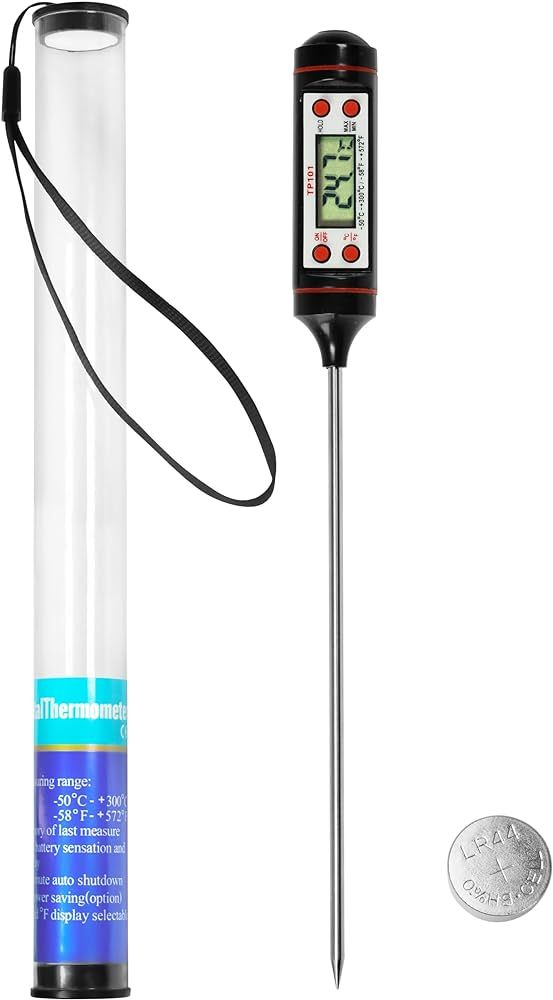 VVIVID Candle Making Thermometer, Measure Temperature of Wax, Also Meat, Candy, Milk, Water | Amazon (US)