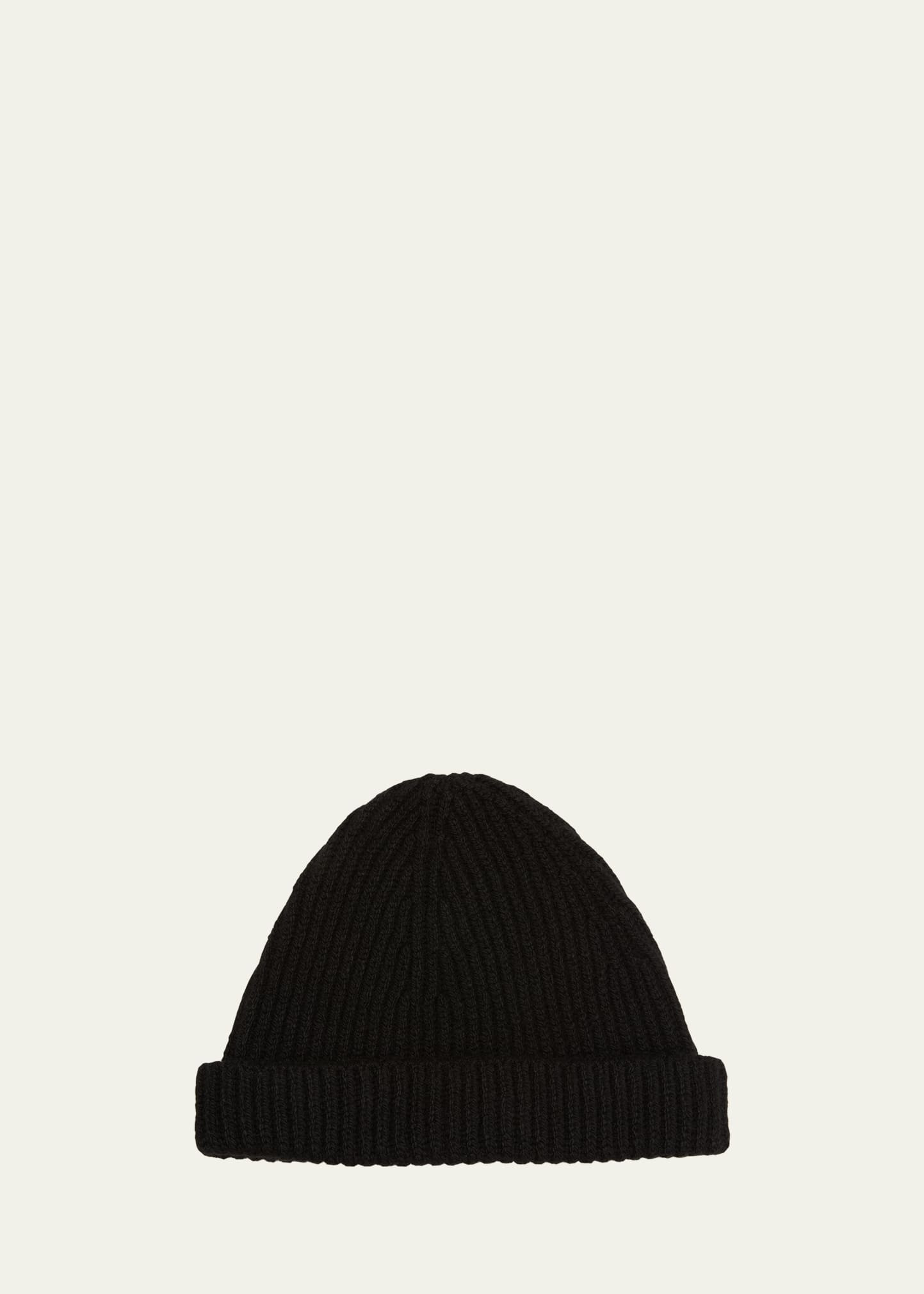 Fisher Cashmere Rib Beanie Hat | Bergdorf Goodman