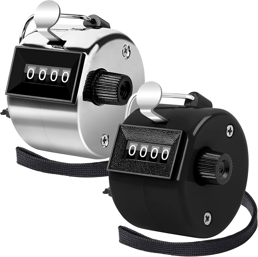 FEBSNOW 2 Pack Hand Tally Counter 4 Digital Click Counter for Sport Row School Event | Amazon (CA)