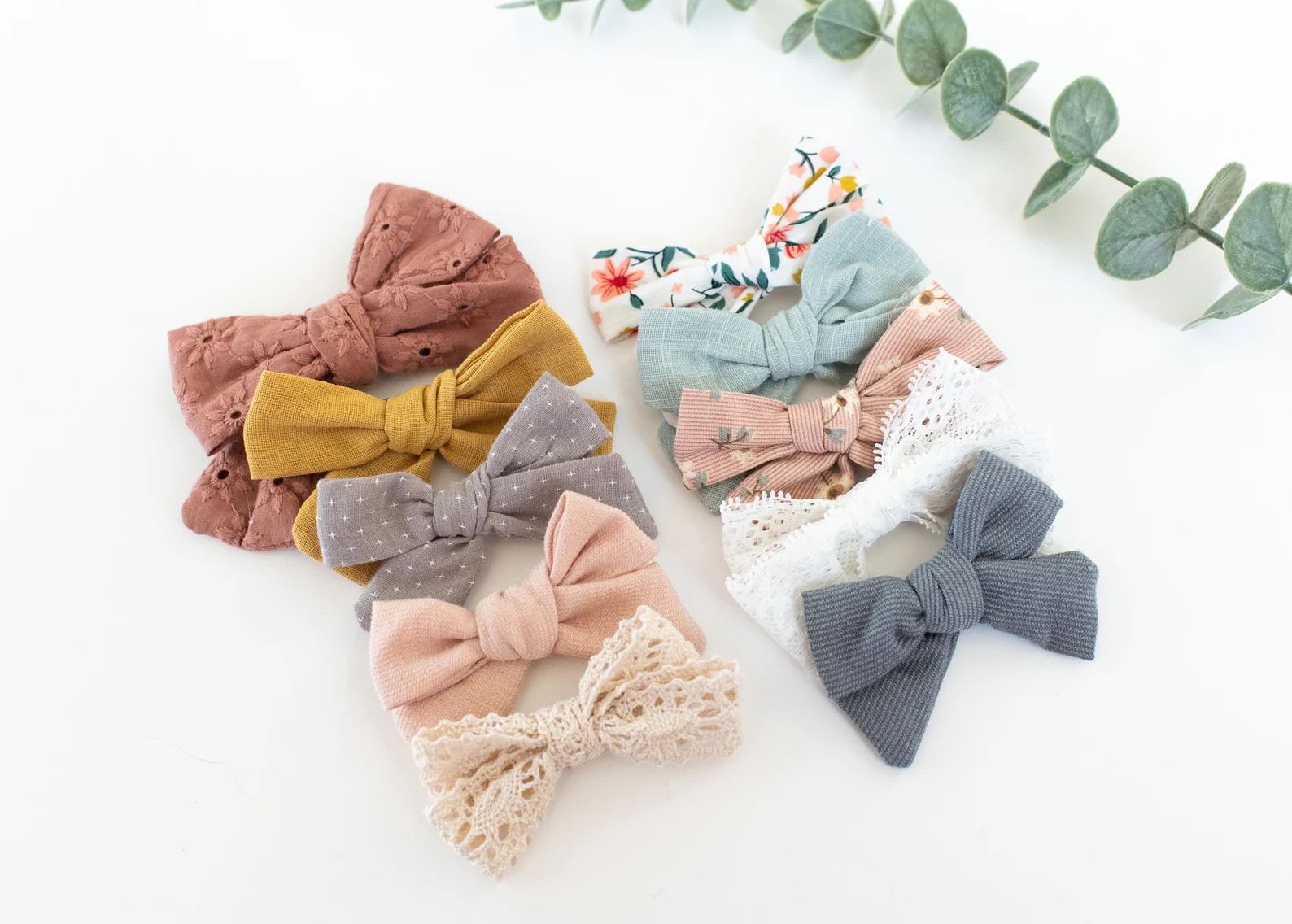 10 Pack Baby Bow Clips Baby Bows, Baby Girl Bow, Little Girl Bow, Bow Set, Toddler Hair Bow, Baby... | Etsy (US)