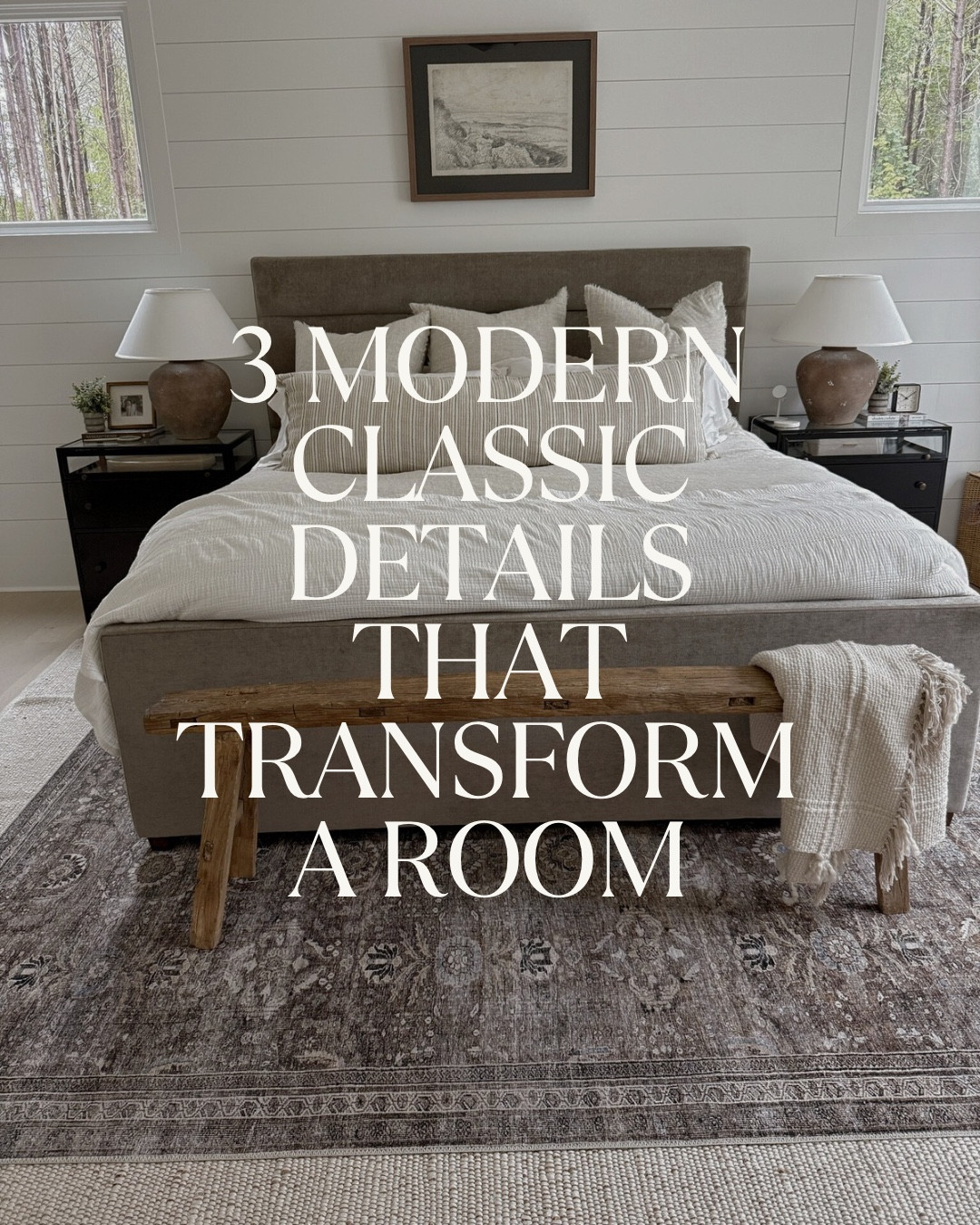🏡 Ever wonder why some rooms just feel right? 🤍
It’s all in the details. Today I’m sharing 3 Modern Classic elements I use in almost every design to take a space from “nice” to absolutely stunning:

1️⃣ Layered Textures – Mixing linen, velvet, and woven accents for depth & warmth.
2️⃣ Statement Lighting – Timeless fixtures that double as art.
3️⃣ Balanced Color Palette – Soft neutrals with subtle contrasts for harmony & sophistication.

Do you want to bring our dreamy Modern Classic style interior design into your own home? 🏡 You’re in luck! Reserve our Online Interior Design packages today -> https://porcheandco.com/edesign ✨ We can’t wait to work with you & design your home with #porcheandco

#porcheandco #modernclassicstyle #homedesignideas #interiordesigntips #cozyandchic #layeredtextures #statementlighting #neutraldecor #designinspo #houseenvy


#LTKHome #LTKStyleTip #LTKOver40