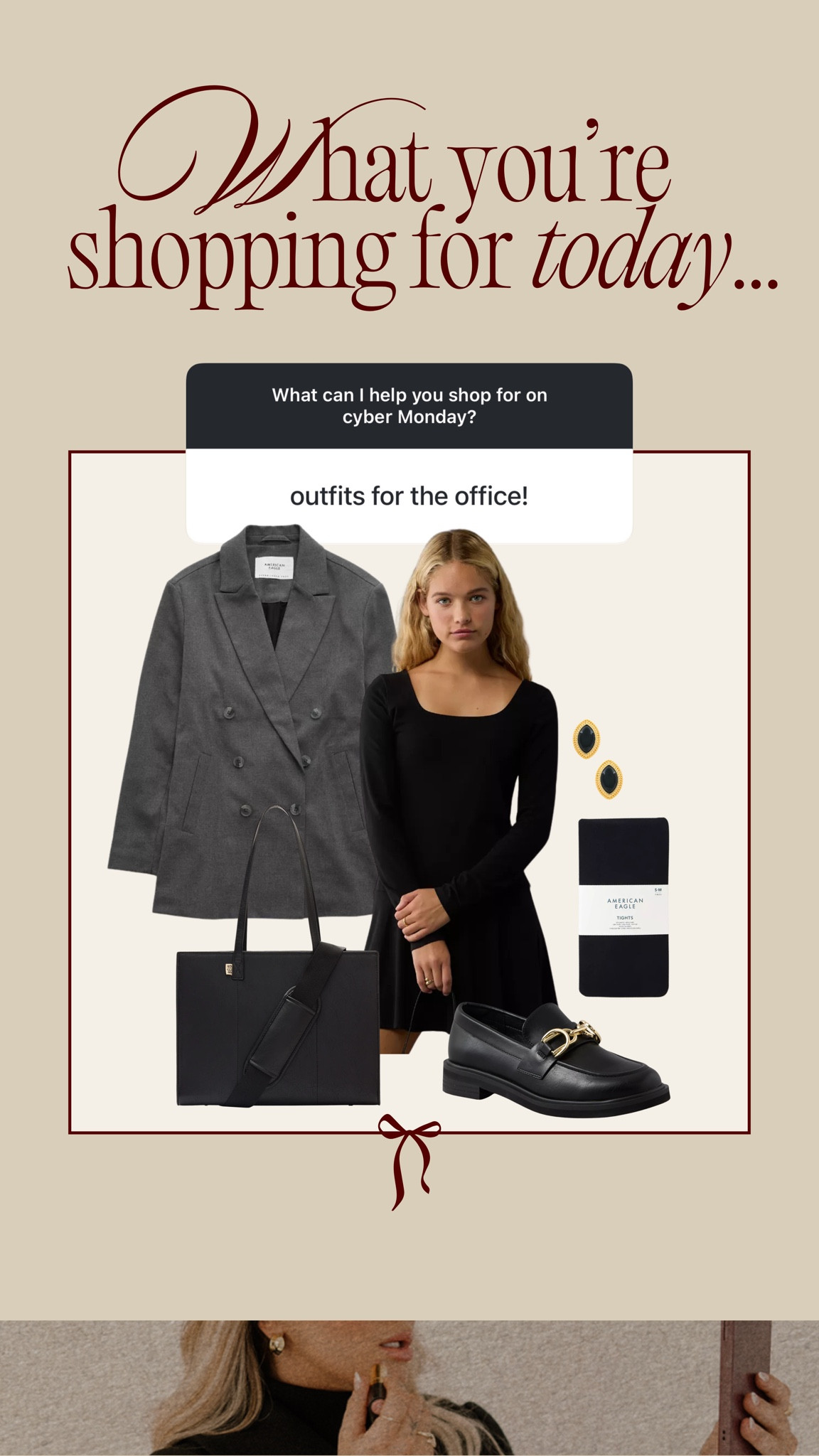 Outfit idea for the office on sale for cyber Monday 🖤 #office #corporate #cybermonday 

#LTKMidsize #LTKCyberWeek #LTKSaleAlert