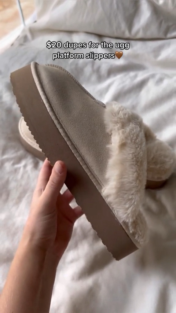 ugg platform slipper dupes 🤎✨

#LTKGiftGuide #LTKfit #LTKstyletip
