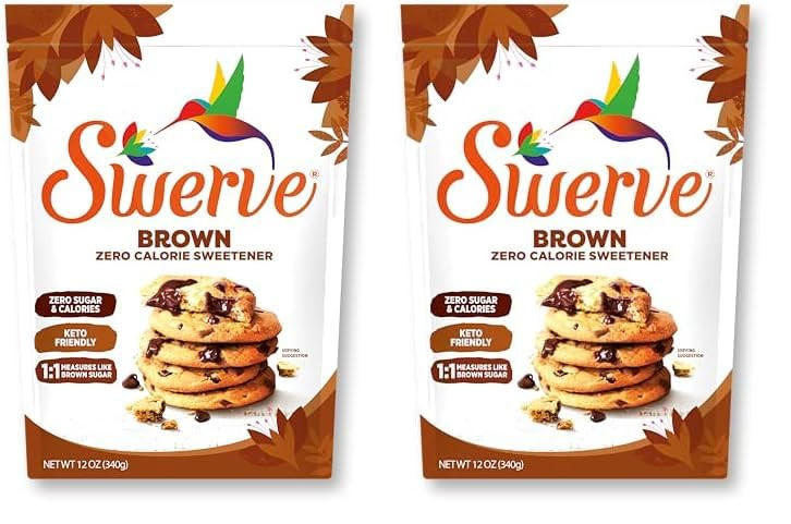 Swerve Ultimate Sugar Replacement Sweetener, Brown Sugar Substitute, Keto Friendly, Zero Calorie,... | Amazon (US)